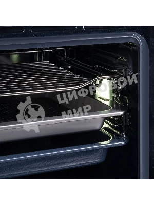 Духовой Шкаф электрический с паром Maunfeld MCMO5016STGW, 50л, дверца с 2 стеклами, белый