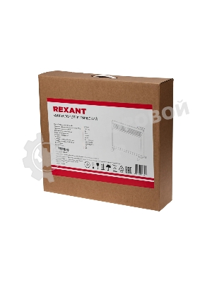 Конвектор электрический Rexant белый, 1000 Вт, 15 м2, термостат