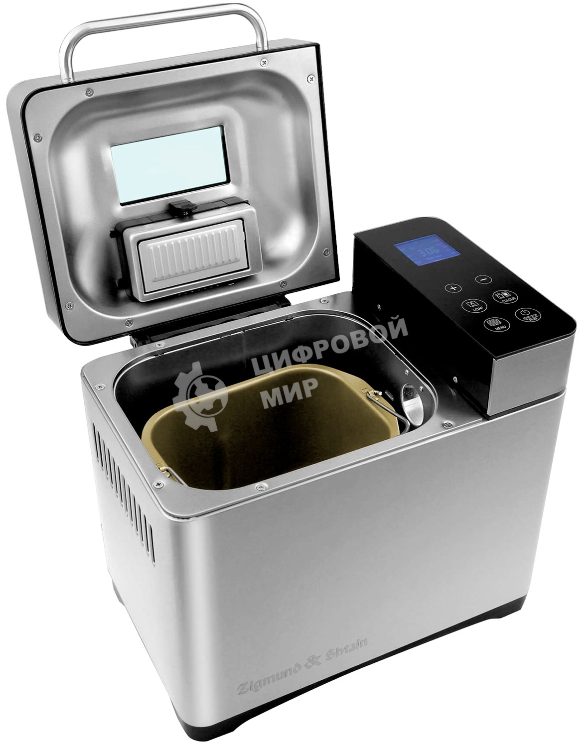 Хлебопечка Zigmund & Shtain ZBM-601 750 Вт, 19 программ, стальной