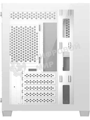 Компьютерный корпус Bloody BD-CC108 белый без БП mATX 9x120мм 2xUSB 3.0 audio bott PSU