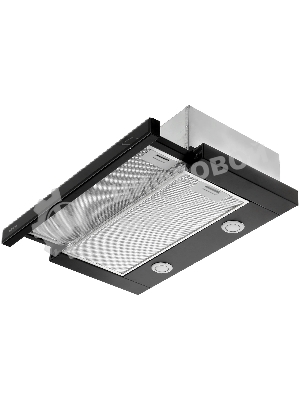 Встраиваемая вытяжка Korting KHP 6617 GN черный/черный