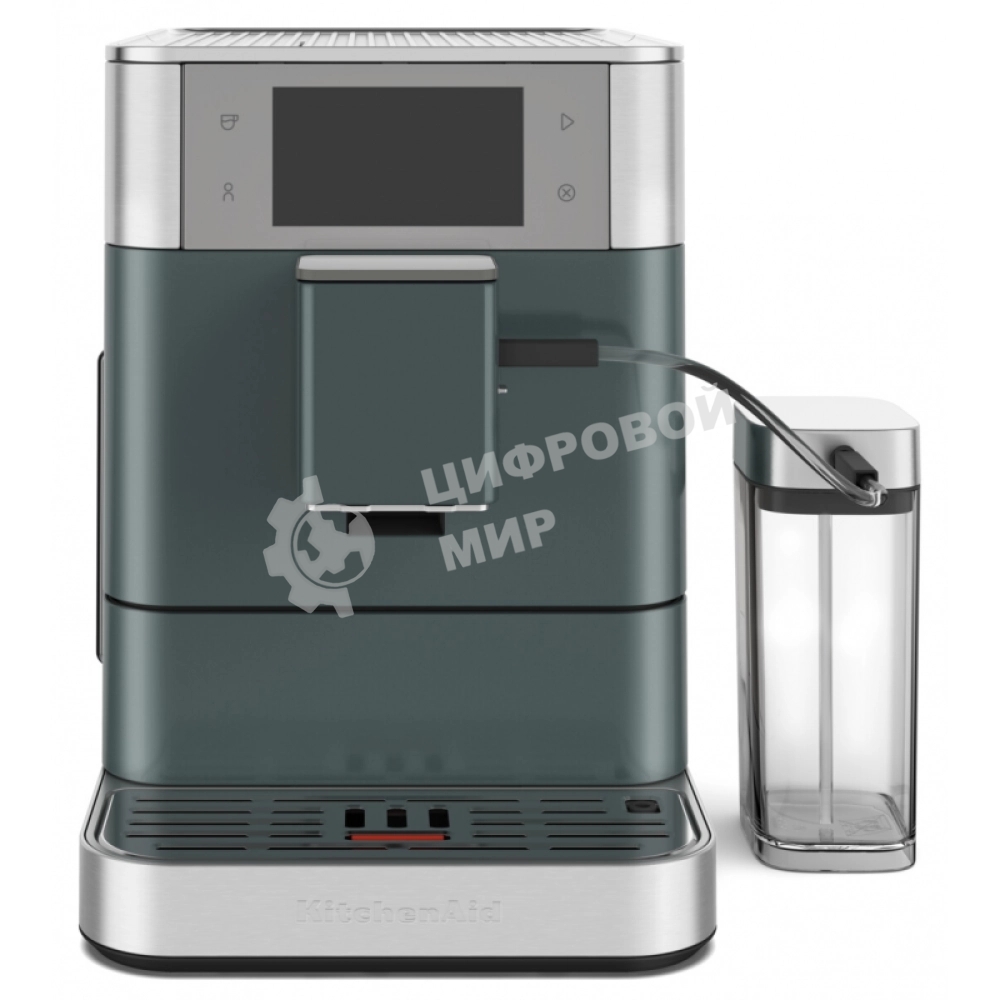 Автоматическая эспрессо-машина KitchenAid 5KES8558EJP, 2.2 л, одновременное приготовление двух чашек, 3 уровня крепости кофе, автоматическая очистка, автоматическая декальцинация, цветной дисплей, сенсорное управление, 40 рецептов, цвет ягода можжевельник