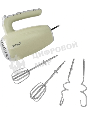 Миксер ручной Vitek VT-HM3002 800 Вт, фисташковый