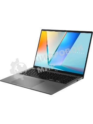 Ноутбук ASUS Vivobook S16 S3607VA Core 5 210H 16Gb SSD 512Gb Intel Graphics 16 WUXGA IPS 70Вт*ч Win11Pro Серый S3607VA-RP174 90NB1672-M00CJ0-WIN