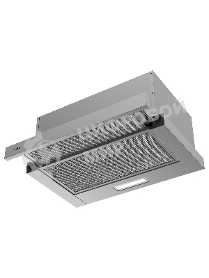 Вытяжка телескопическая Evelux TEL 50 X серый, 50 см, 710 куб. м/ч, 47 дБ