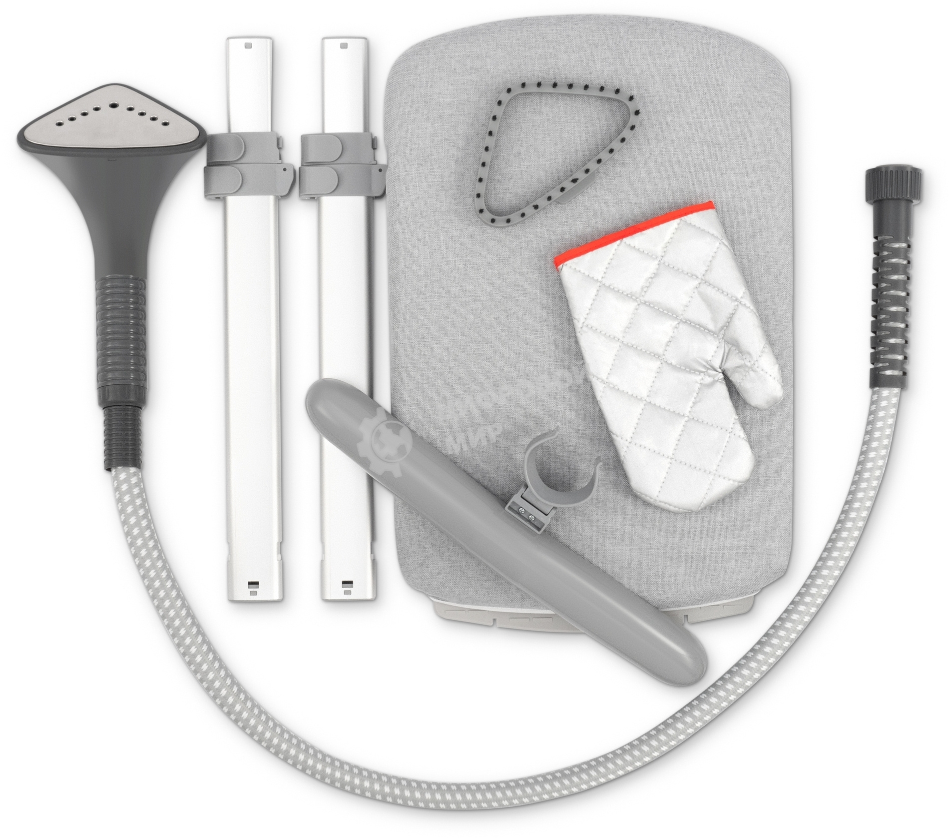 Отпариватель Hyundai H-US02860 серый, 2000 Вт, 50 г/мин, 1.7 л