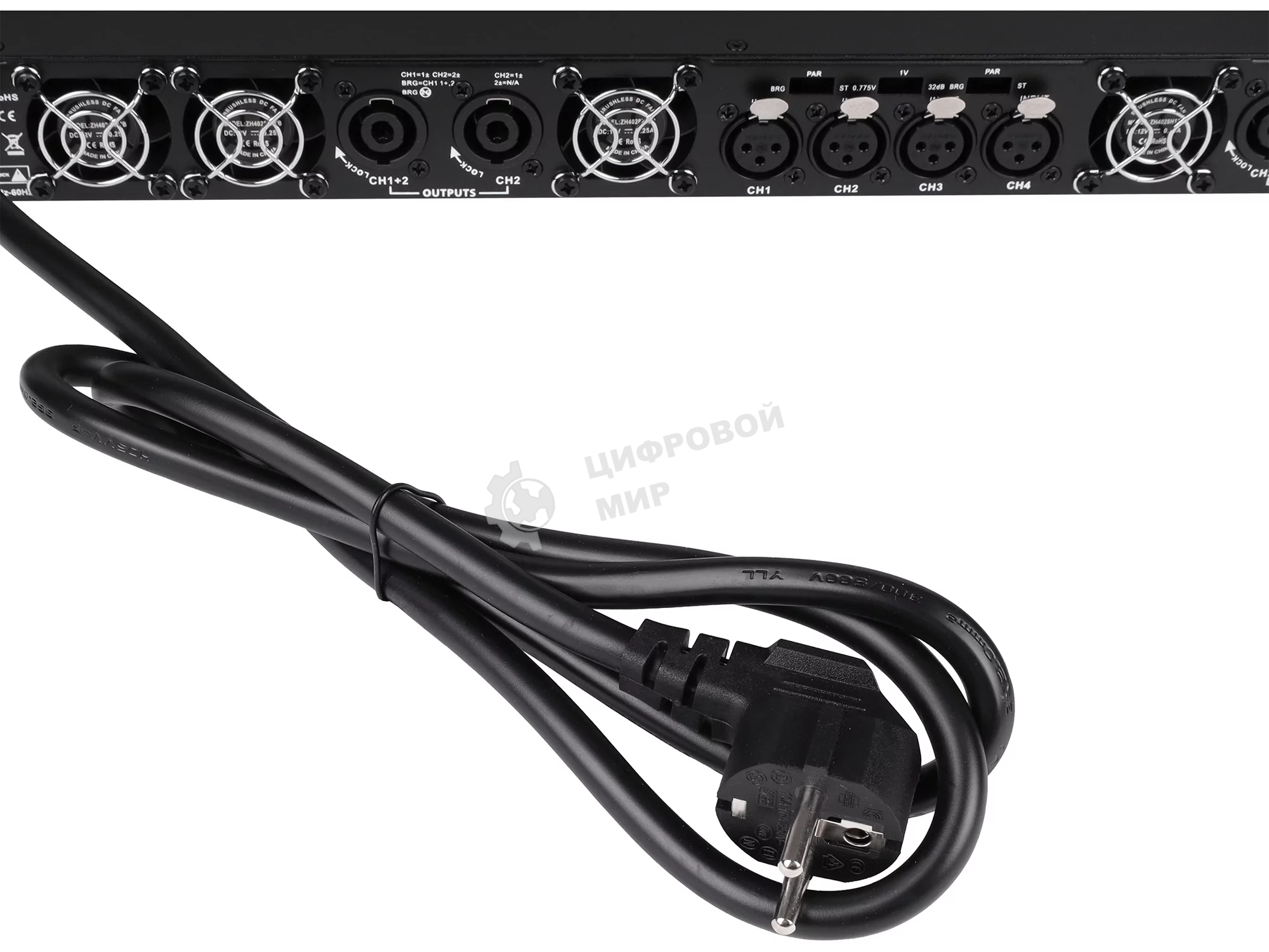 Усилитель Intrend ALS 41300 Четырехканальный, 4х1300Вт/8Ом, 4х2100Вт/4Ом, 2х4200Вт/8Ом