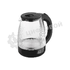 Чайник электрический Homestar HS-1045 1.8л, стекло, пластик, черный