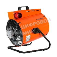 Тепловентилятор электрический Patriot PT-R 15, оранжевый/черный, 15 кВт, 150 м2, 380В, терморегулятор