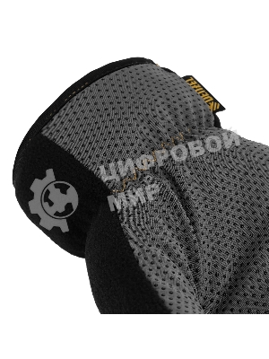 Перчатки универсальные Denzel двойные, ПВХ нанесение, размер 8