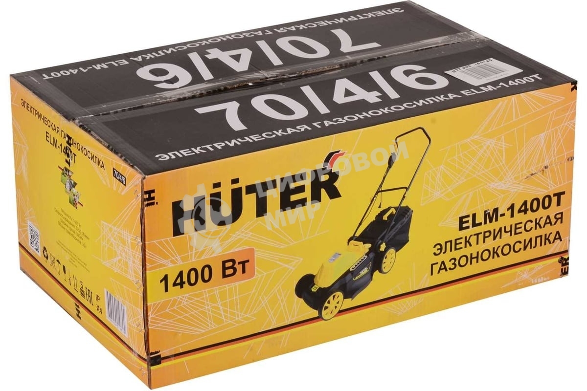 Газонокосилка электрическая Huter ELM-1400Т