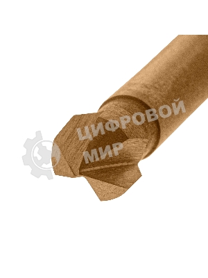 Зенковка конусная Denzel под М3, HSS, по металлу, цилиндрический хвостовик