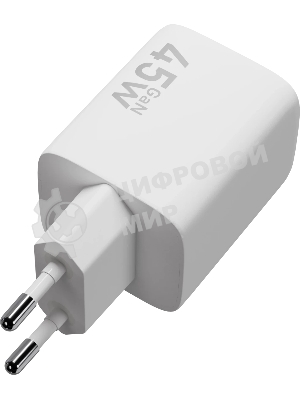 Сетевое зарядное устройство Defender UPA-145 45W, USB A+C, белый