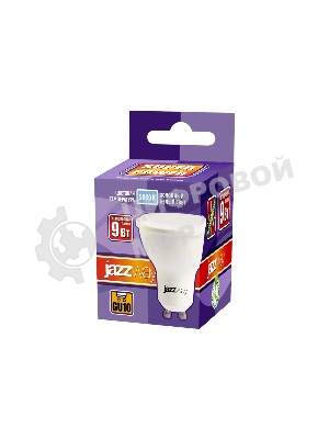 Лампа светодиодная JazzWay PLED-SP 9Вт 5000К холодный белый GU10 720лм 230В