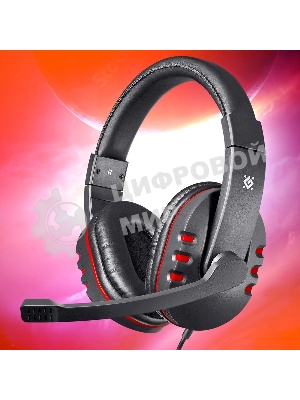 Гарнитура Defender Warhead G-160 чёрный, проводная