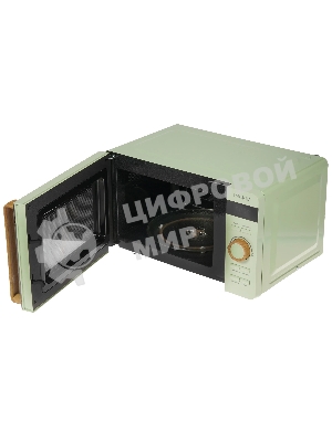 Микроволновая печь Tesler ME-2044 зеленый, 20 л, 700 Вт, переключатели - кнопки, поворотный механизм