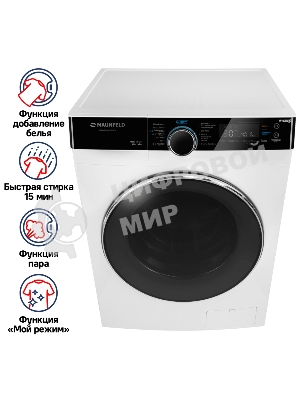 Стиральная машина с сушкой инвертором и паром Maunfeld MFWM1486WH06
