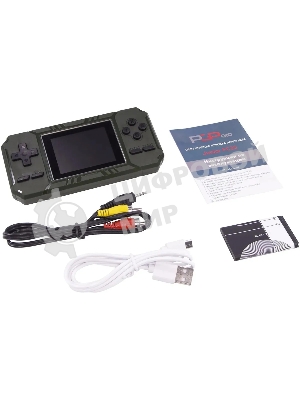 Портативная игровая консоль PGP AIO Junior FC25b зеленая (500 игр, 8 Bit, 3.0 