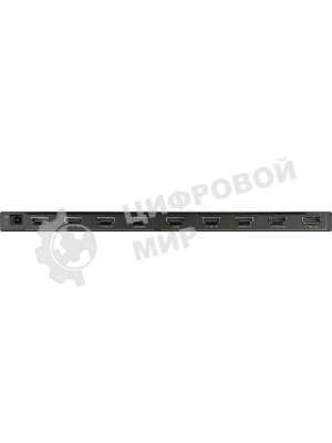 Сплиттер аудио-видео Premier 5-872-8V2 HDMI (f)/8xHDMI (f) черный