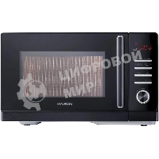 Микроволновая печь Hyundai HYM-D3013 черный, 25 л, 800 Вт, переключатели - кнопки, поворотный механизм