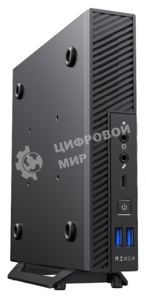 Компьютер Rikor USFF 101.1 4BA745FE i3-12100/8GB/256GB SSD/UHD Graphics 730/WiFi/BT/Win11Pro/black