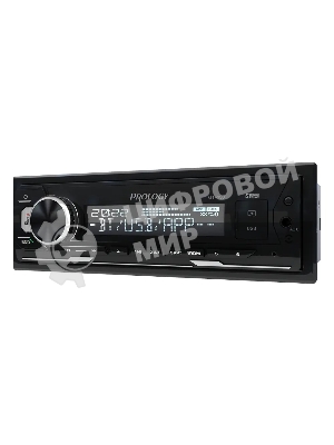Автомагнитола Prology GT-130, 1 DIN, Bluetooth, USB Type-A, AUX, пульт ДУ