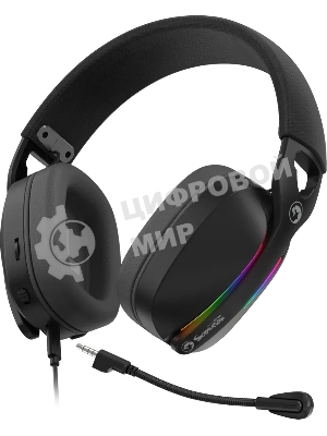 Гарнитура Marvo Pulz 70S Gaming Headset чёрный, проводная, USB, 7.1 Surround, RGB-подсветка