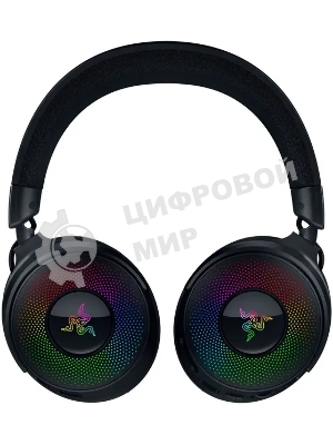 Гарнитура Razer Kraken V4 Pro чёрный, беспроводная + проводная, радиоканал, до 45 ч, подсветка