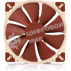 Вентилятор корпусной Noctua NF-A20 PWM, 200 мм, 350-800 об/мин, 18.1 дБ, 4-pin PWM, без подсветки