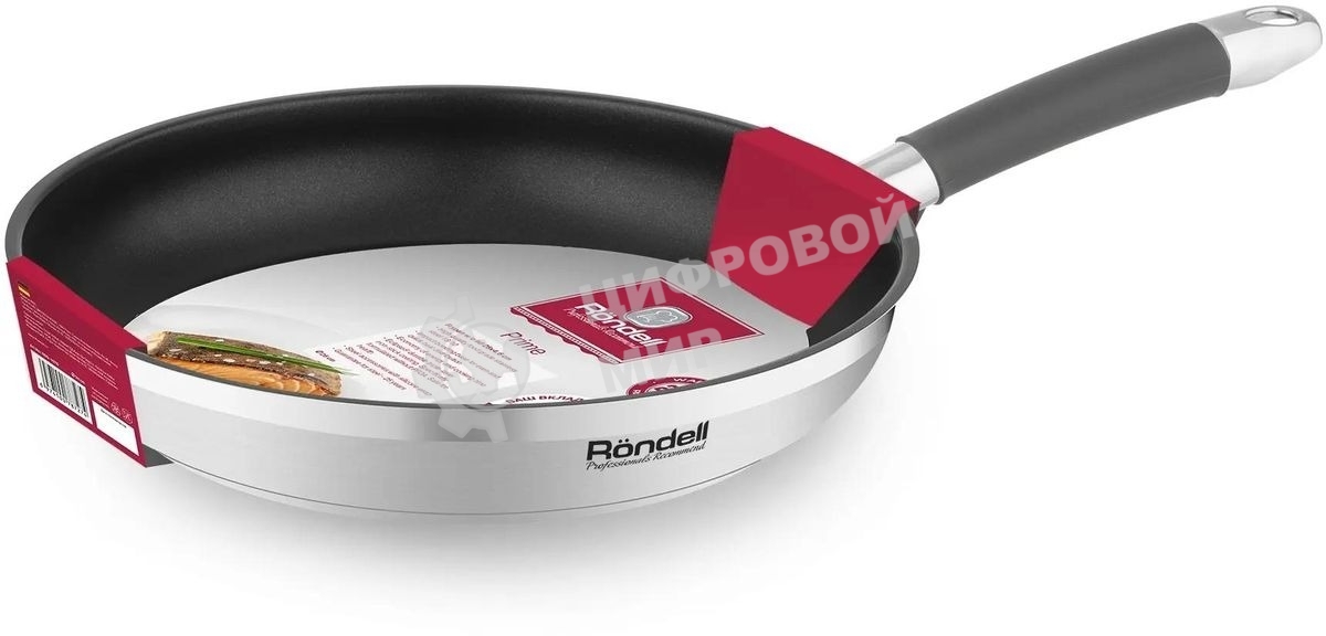 Сковорода Rondell Prime RDS-1677, 26 см, без крышки, стальной