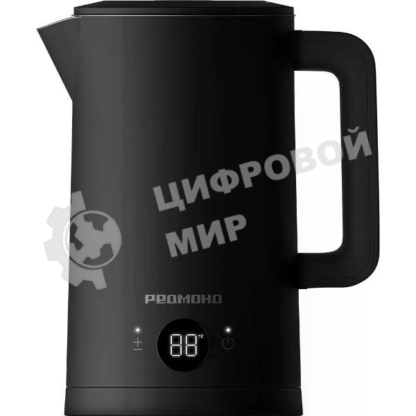 Чайник электрический Redmond KM-245, 1.7 л, 2200 Вт, черный