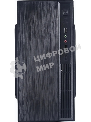 Компьютерный корпус Accord ENTRY ACC-241 черный без БП mATX 2xUSB 2.0 audio