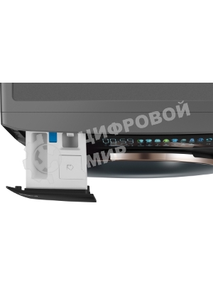 Стиральная машина Weissgauff WM 58411 Direct Drive Inverter Premium Steam Grey серая, загрузка фронтальная 11кг, 1400 об/мин., класс: A+++