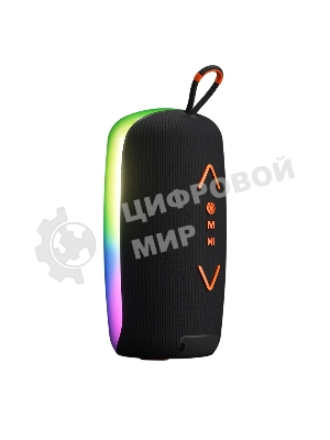 Колонка портативная Ural Молния Огонь черный/оранжевый 35W 1.1 BT/3.5Jack/USB-C 10м 2200mAh (без.бат)