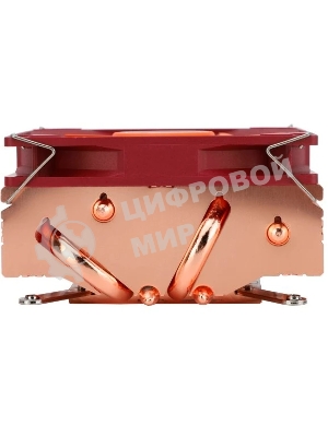 Кулер для процессора Thermalright AXP-90 X53 Full (4-pin PWM, 38mm, Cu/Cu, 4x6mm, 1x92mm, 42.58CFM, 22.4dBA, 2700RPM, S: 1851/1700/1200/115X, AM5/AM4, orange, red)