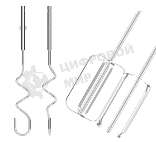 Миксер ручной BQ MX420 белый, мощность 500 Ватт, 5 скоростей, режим Турбо