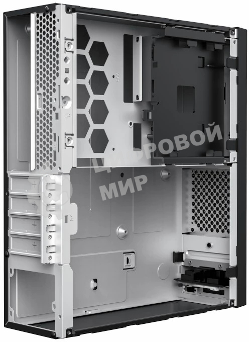Компьютерный корпус с блоком питания 300Вт. Foxline FL-1001 mATX case, black, w/PSU TFX 300W, w/2xUSB2.0+2xUSB3.0, w/1xcombo audio, w/pwr cord, w/ 8cm FAN