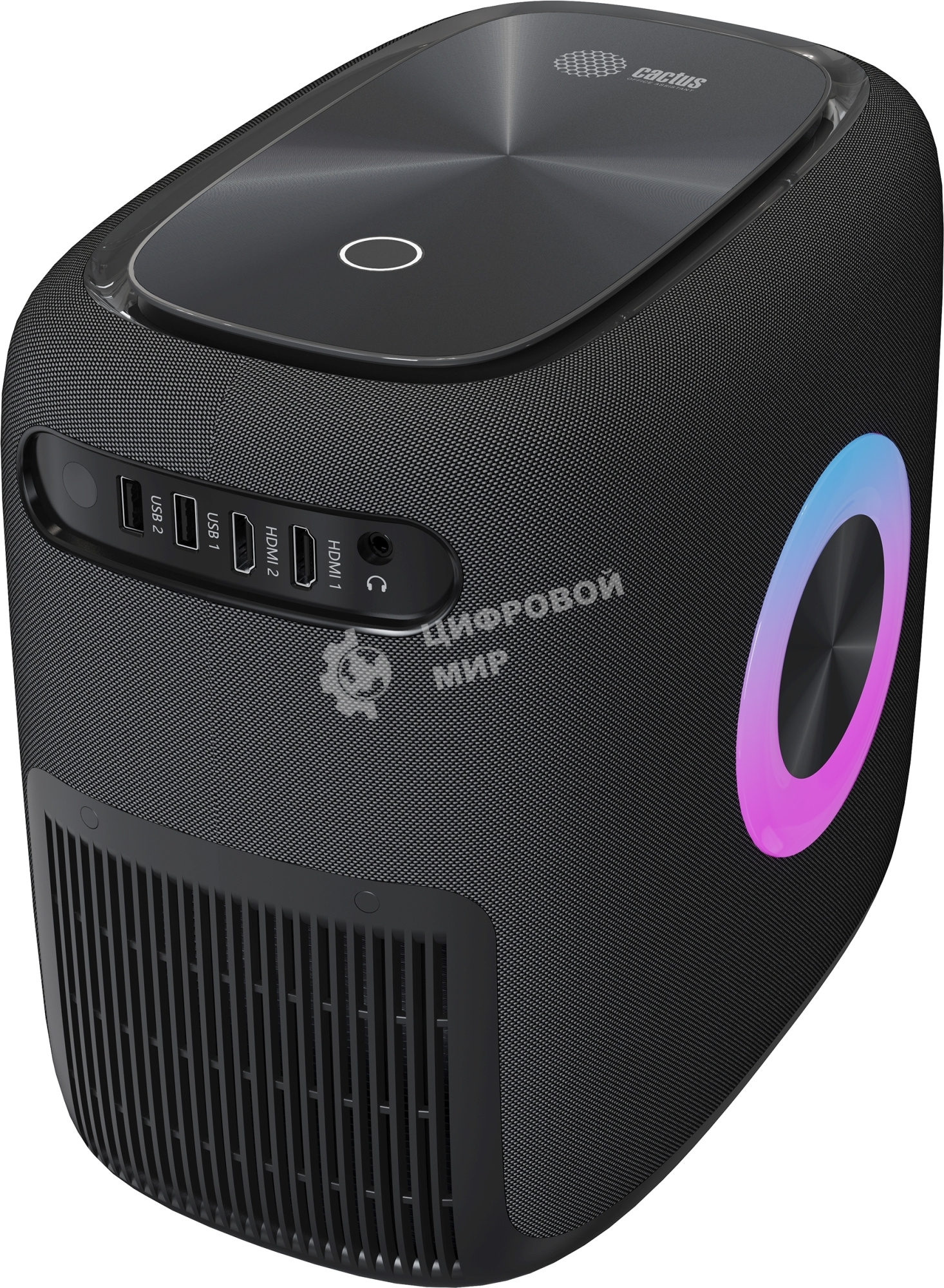 Проектор Cactus CS-PRH.01B.WUXGA-A 2LCD 1400Lm ANSI (1920x1080) 4000:1 ресурс лампы:50000часов 2xUSB typeA 2xHDMI 4кг