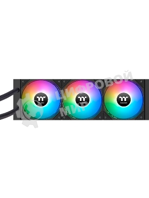 Система жидкостного охлаждения Thermaltake LA360-S ARGB Soc-AM5/AM4/1200/1700/1851 черный 4-pin 38.35dB Al+Cu LCD 360W Ret (CL-W462-PL12SW-A)
