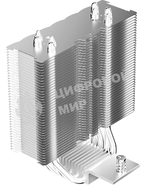 Кулер для процессора Ocypus Delta A40 EX BK ARGB, 120мм ARGB FAN, 4 HEAT PIPES, 4-PIN PWM, 500-1800 RPM, 29DBA, HYDRO BEARING, LGA115X/1200/1700/18XX, AM4/AM5