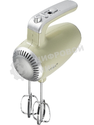 Миксер ручной Vitek VT-HM3002 800 Вт, фисташковый