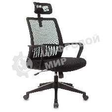 Кресло офисное Бюрократ MC-201-H/TW-11 черный TW-11, спинка сетка