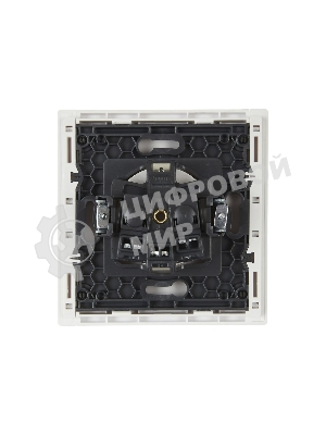 Розетка СП FORTE&PIANO FP216 16А с заземл. без защ. шторок винт. крепл. белый IEK FP-R11-16-K01