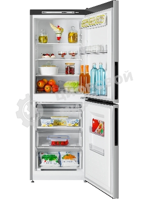 Холодильник Atlant ХМ-4612-181 серебристый двухкамерный 182/119л морозилка снизу