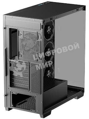Компьютерный корпус Deepcool CG580 4F V2 без БП, боковое окно (панорама), 4x120мм ARGB PWM вентилятора, черный, ATX (R-CG580-BKADA4-G-2)