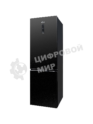 Холодильник DeLonghi DCS 19NFI NB DAMIANO черный двухкамерный 230/100л морозилка снизу, No Frost