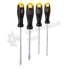 Набор отверток Deli DL620004 4шт SL5x100 + SL6x150 + PH1x100 + PH2x150
