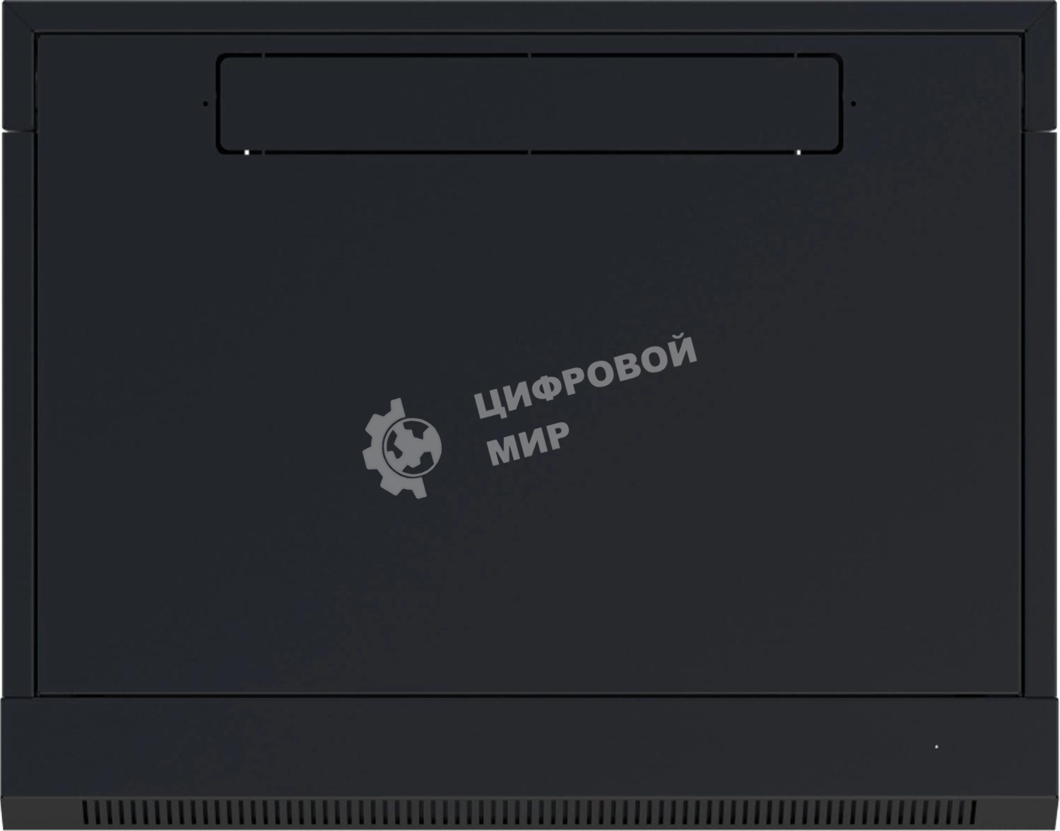 Шкаф коммутационный NTSS (NTSS-W9U6060GS-BL) настенный 9U 570x600мм пер.дв.стекл 60кг черный 22кг