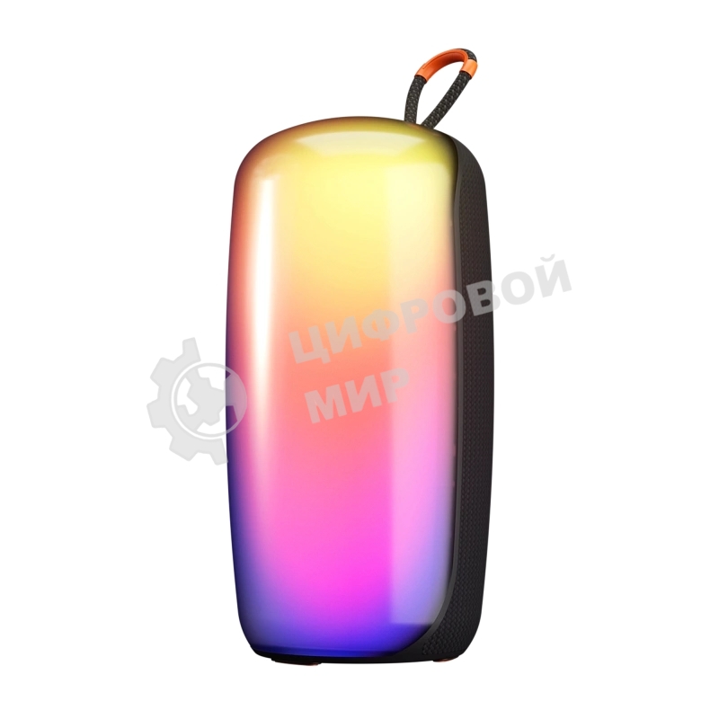 Колонка портативная Ural Молния Огонь черный/оранжевый 35W 1.1 BT/3.5Jack/USB-C 10м 2200mAh (без.бат) (УРАЛ МОЛНИЯ ОГОНЬ)