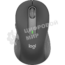 Мышь Logitech M650 L черный оптическая 4000dpi беспров. BT/Radio USB (910-006350)
